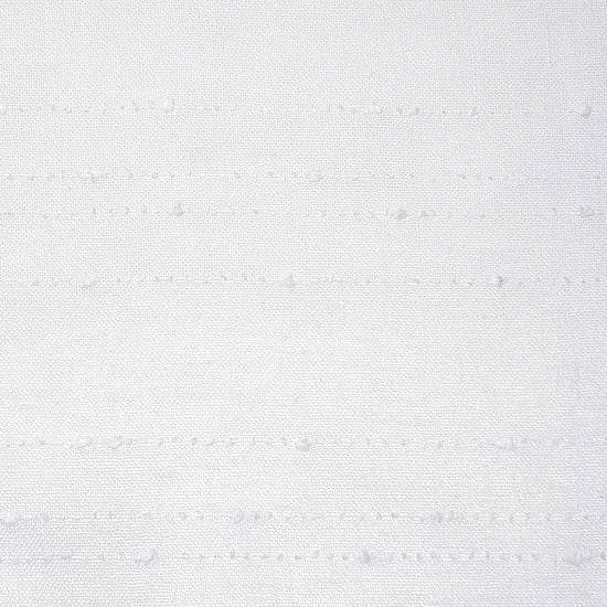 Clean Window Clean Window Textured Slub Stripe Rod Pocket Sheer Single Curtain Panel