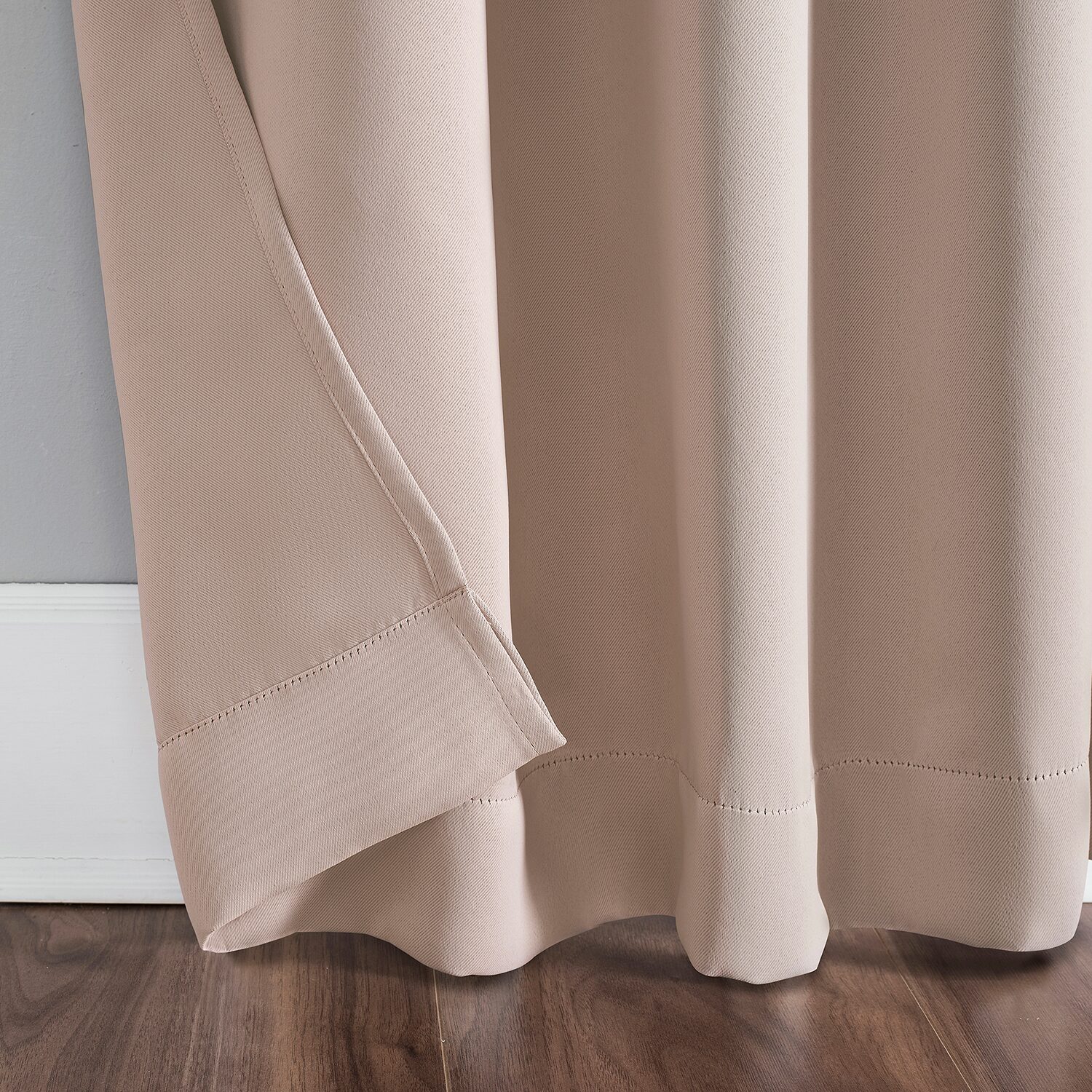 Sun Zero Evan Tab Top Energy Saving Blackout Single Curtain Panel