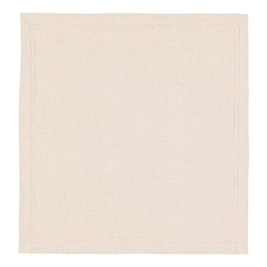 Fieldcrest Luxury Cotton-Linen Herringbone 4-pc. Napkins