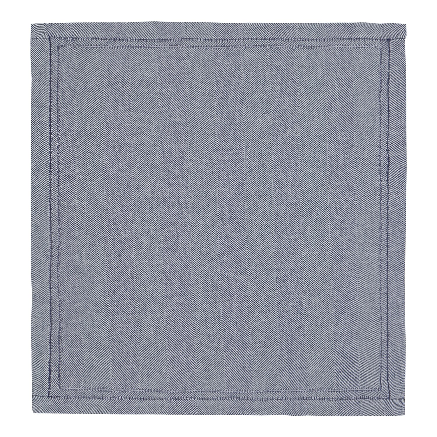 Fieldcrest Luxury Cotton-Linen Herringbone 4-pc. Napkins