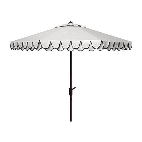 Safavieh Elegant Patio Collection Patio Umbrella, One Size, White