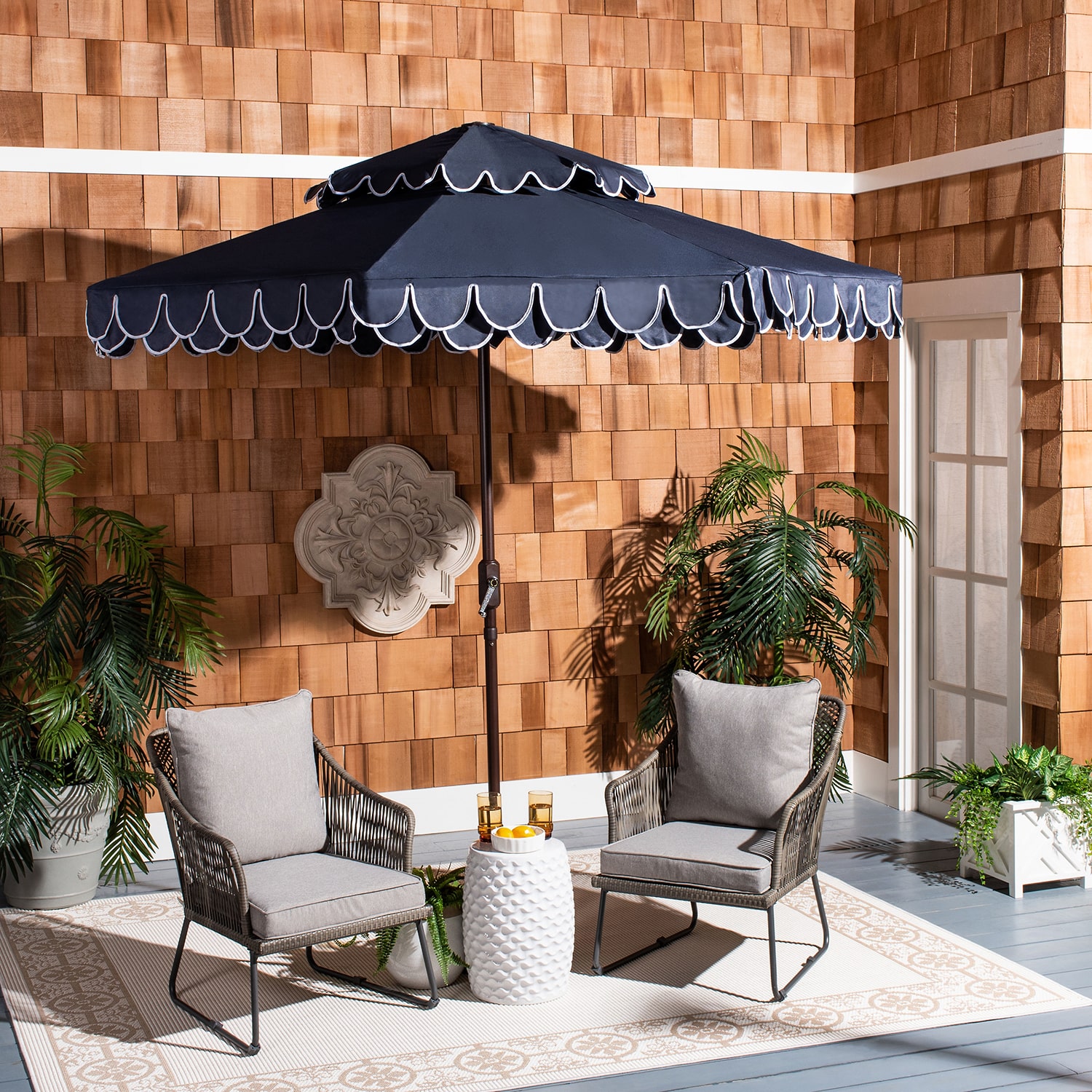 Safavieh Elegant Patio Collection Patio Umbrella