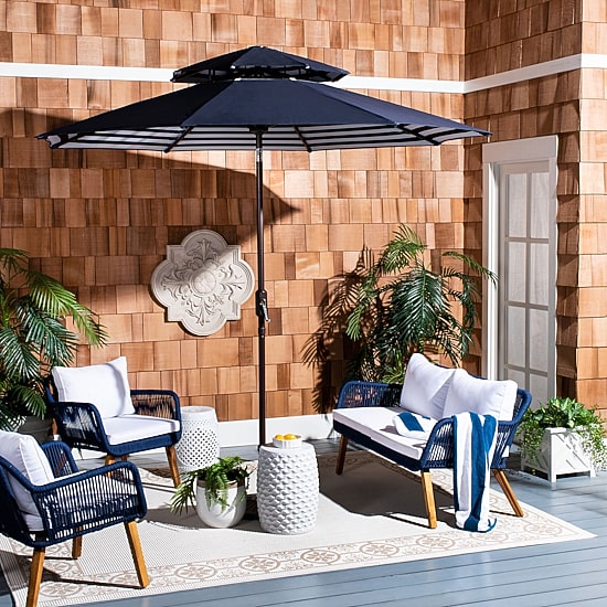 Safavieh Athens Patio Collection Patio Umbrella