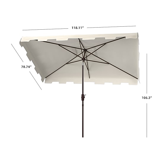 Safavieh Zimmerman Patio Collection Patio Umbrella