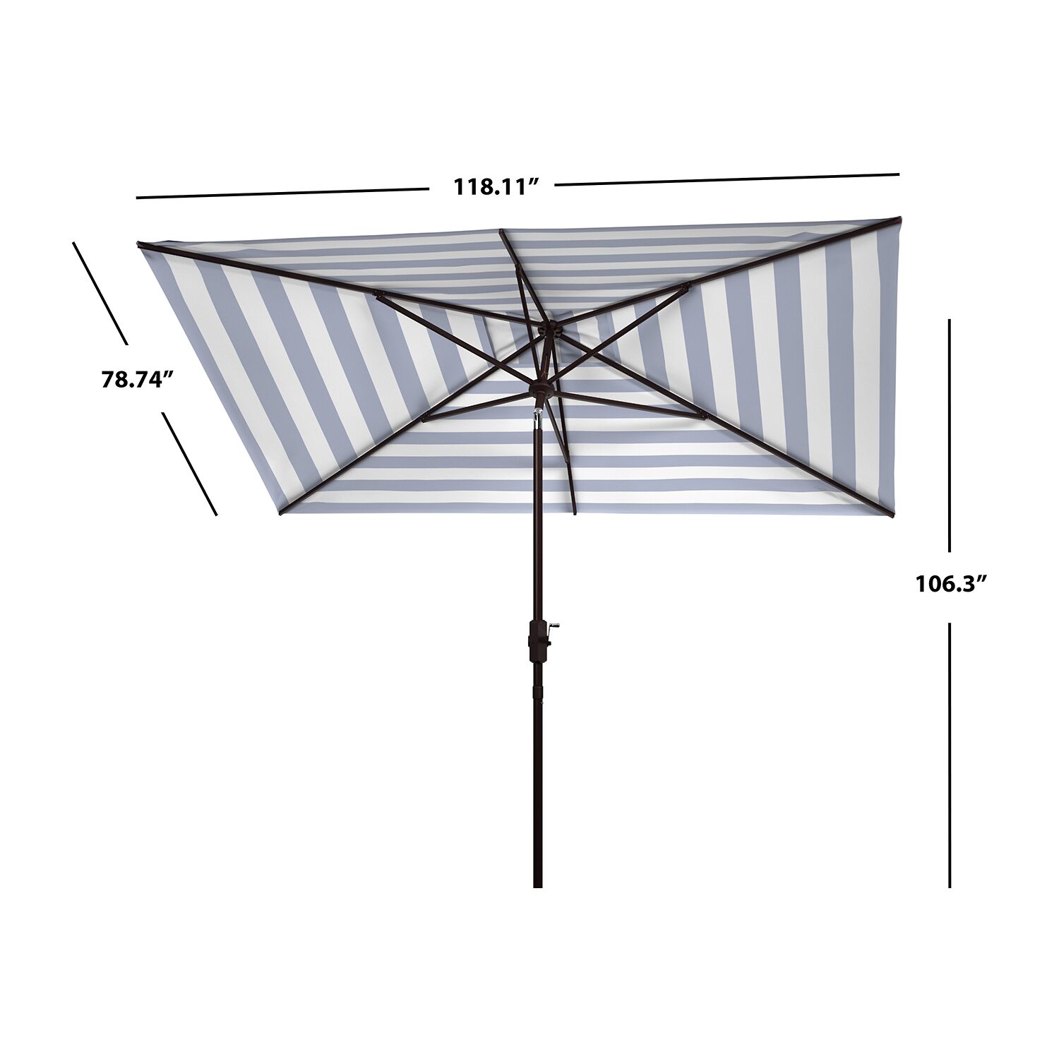 Safavieh Iris Patio Collection Umbrella