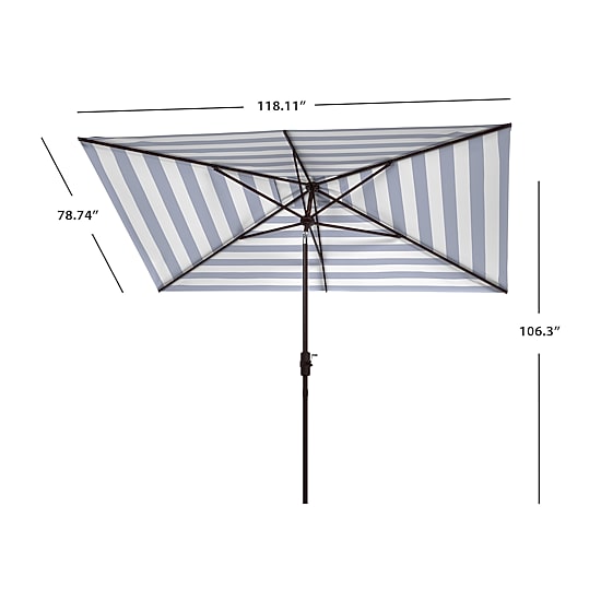 Safavieh Iris Patio Collection Patio Umbrella