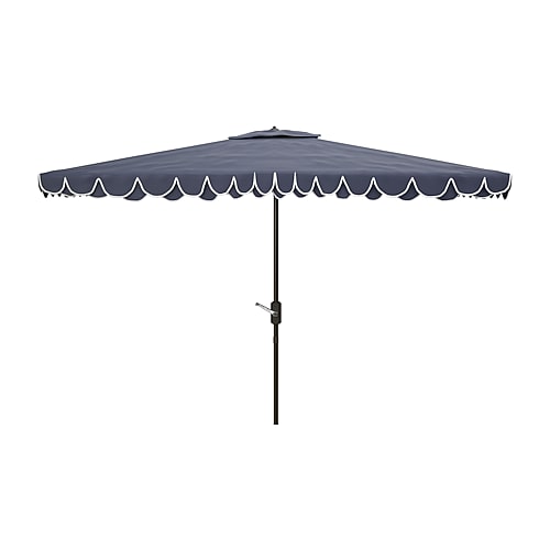 Safavieh Elegant Patio Collection Patio Umbrella, One Size, Blue