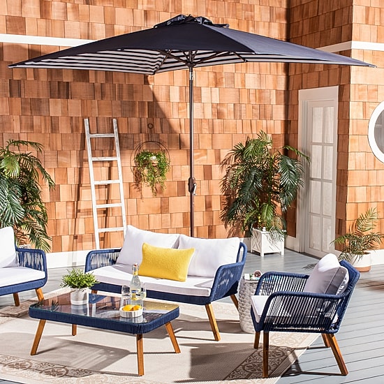 Safavieh Athens Patio Collection Patio Umbrella