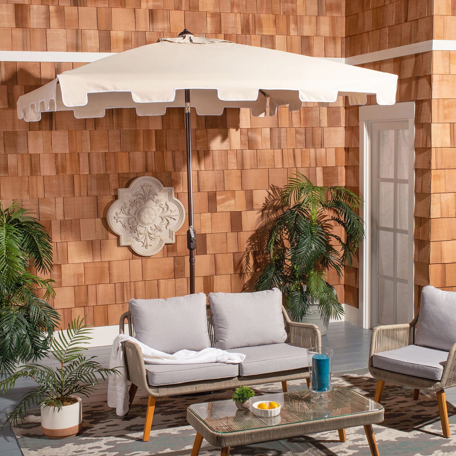 Safavieh Zimmerman Patio Collection Umbrella