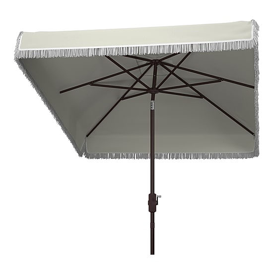 Safavieh Milan Fringe Collection Patio Umbrella