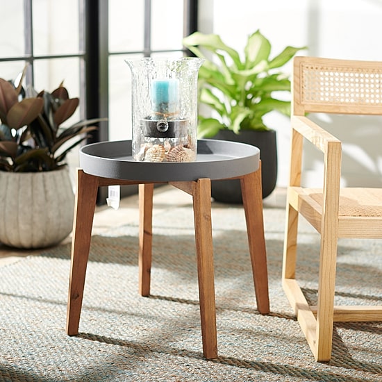 Safavieh Charlen Patio Collection Weather Resistant Side Table
