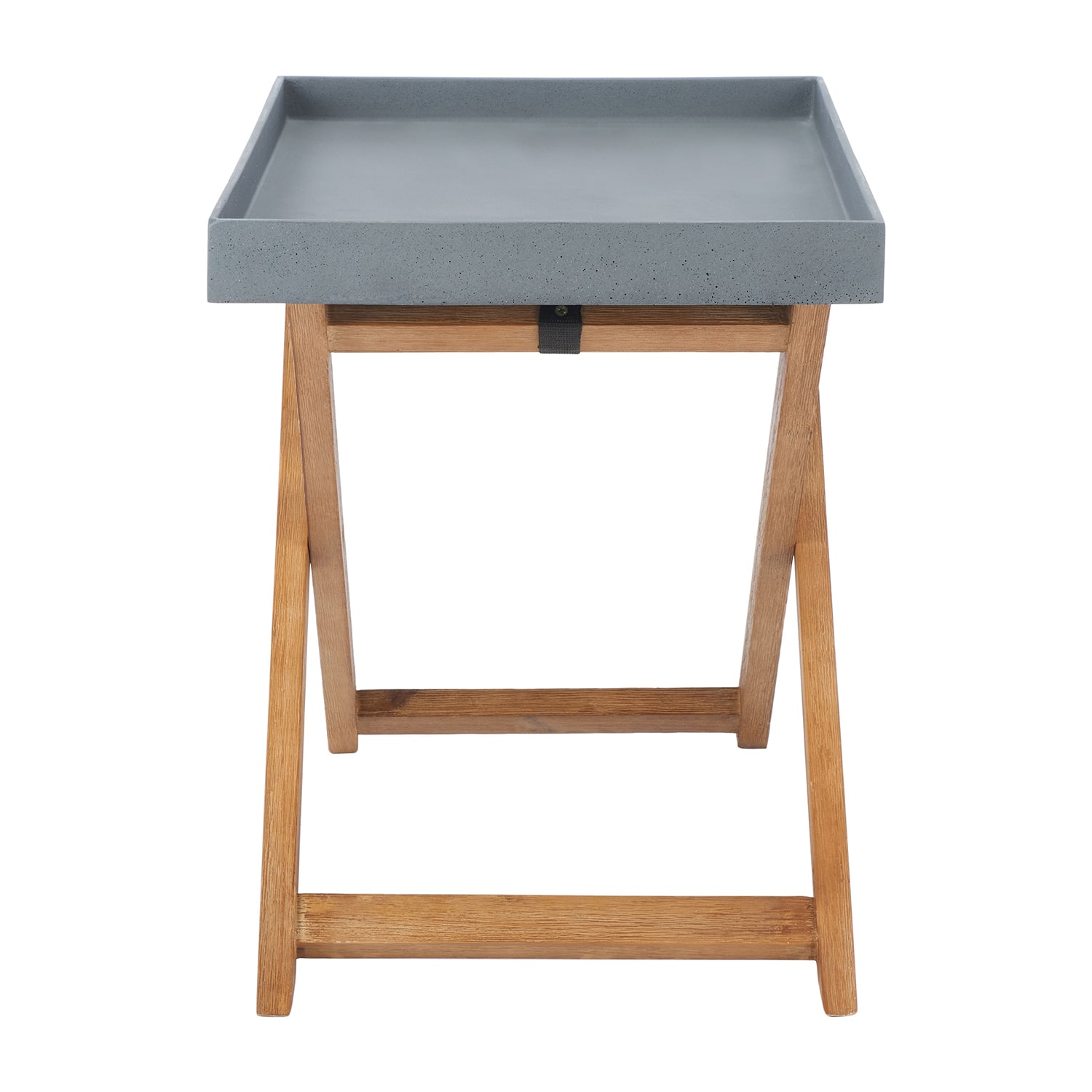 Safavieh Terance Patio Collection Folding Weather Resistant Side Table