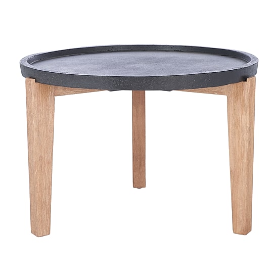 Safavieh Valton Collection Weather Resistant Concrete Side Table