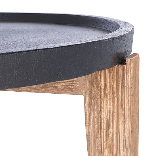 Safavieh Valton Collection Weather Resistant Concrete Side Table