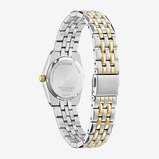Citizen Corso Womens Two Tone Stainless Steel Bracelet Watch Ew2299-50a