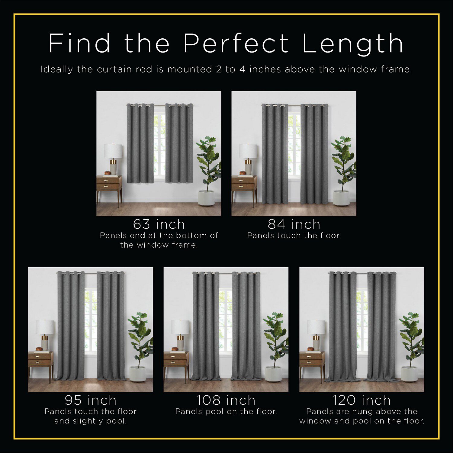 Eclipse Tricia Rod Pocket Light-Filtering Single Curtain Panel