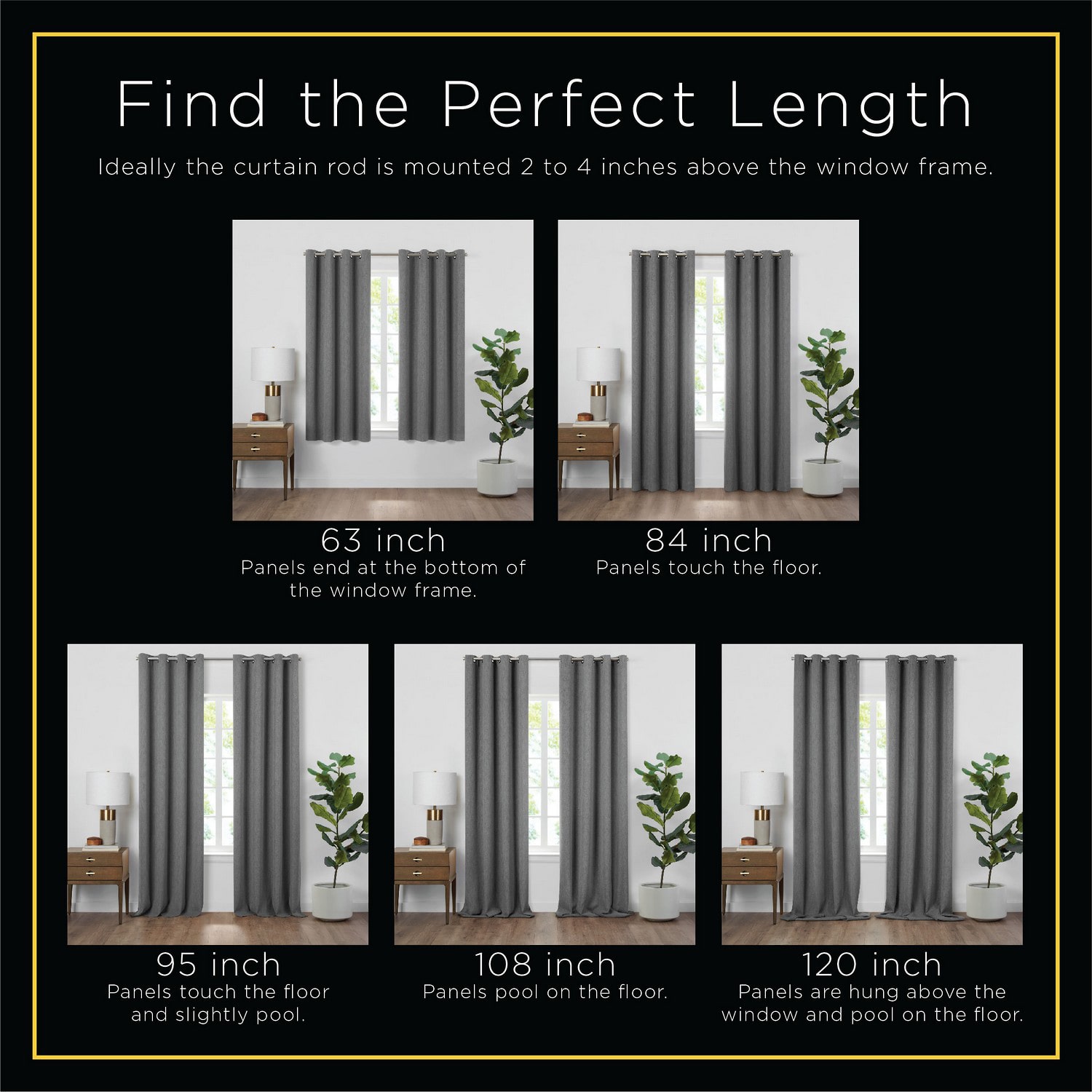 Eclipse Cassidy Grommet Top Blackout Single Curtain Panel
