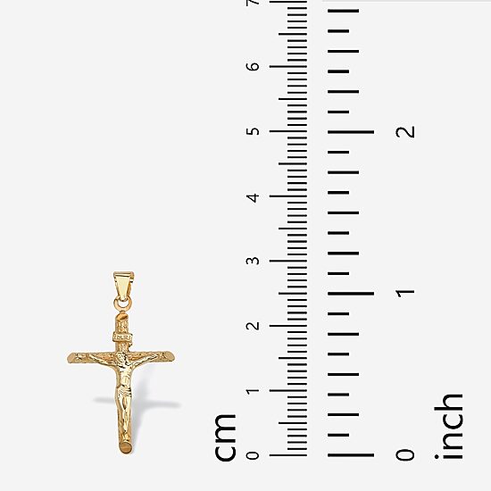 Unisex Adult 14K Gold Cross Pendant