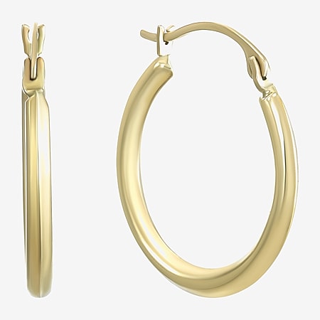 10K Gold 18mm Hoop Earrings - JCPenney