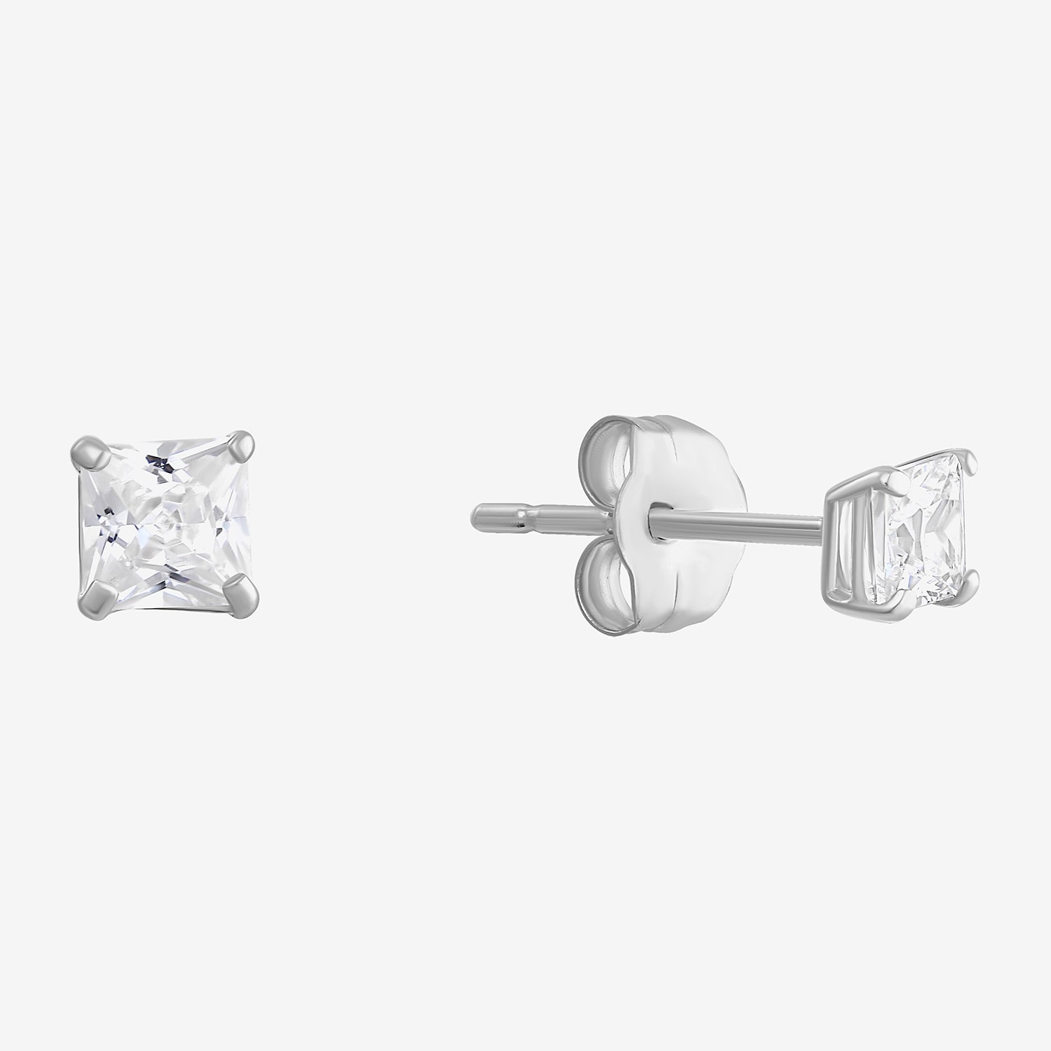 Cubic Zirconia 14K Gold 3mm Stud Earrings