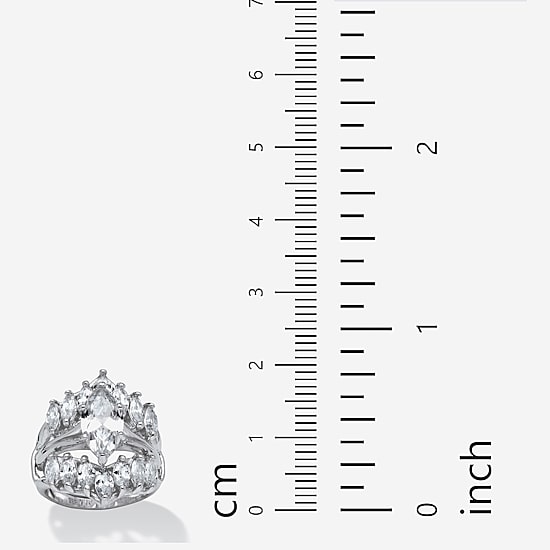 Womens 6 CT. T.W. Cubic Zirconia Sterling Silver Bridal Set