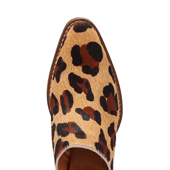 Dingo Calico Womens Pointed Closed Toe Mules
