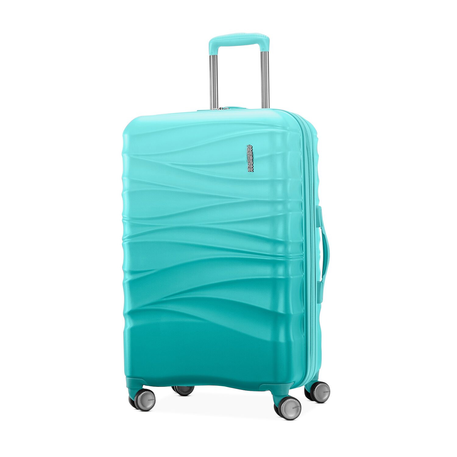 American Tourister Cascade 24 Inch Hardside Expandable Checked Spinner Luggage
