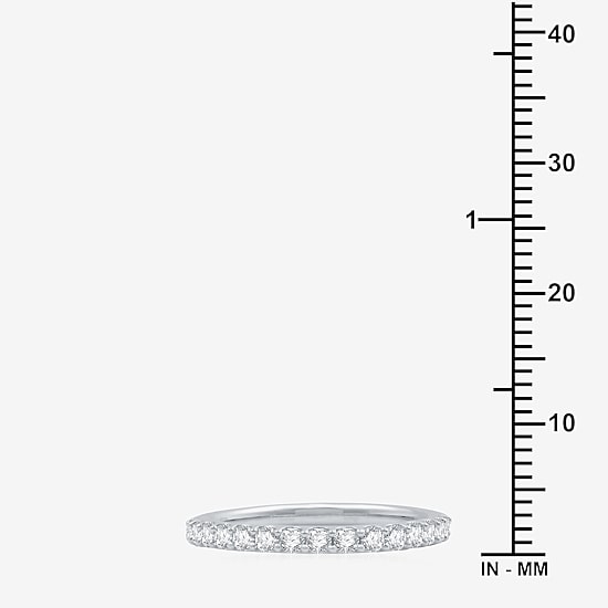 1/2 CT. T.W. Lab-Grown Diamond Wedding Band in 10K or 14K Gold.