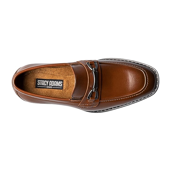 Stacy Adams Kaylor Boys Moc Closed Toe Slip-On Shoe