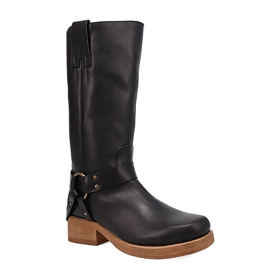 Dingo Mens Rip Block Heel Cowboy Boots