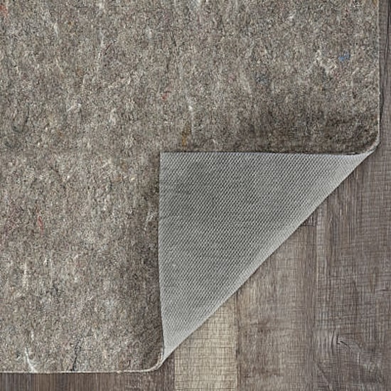 LINON UNDERLAY SOLID RECTANGULAR ACCENT RUG