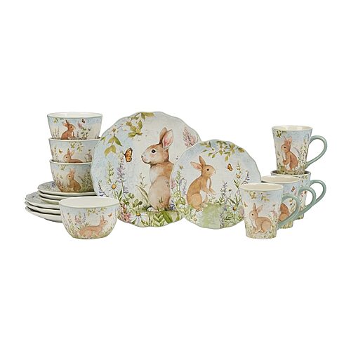 Certified International Easter Meadow 16-Pc. Dinnerware Set, Service for 4 - Miscellaneous