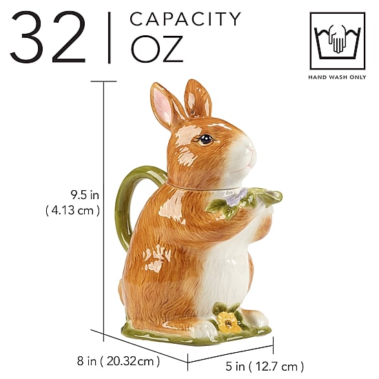 Certified International Easter Meadow Serving Pitcher