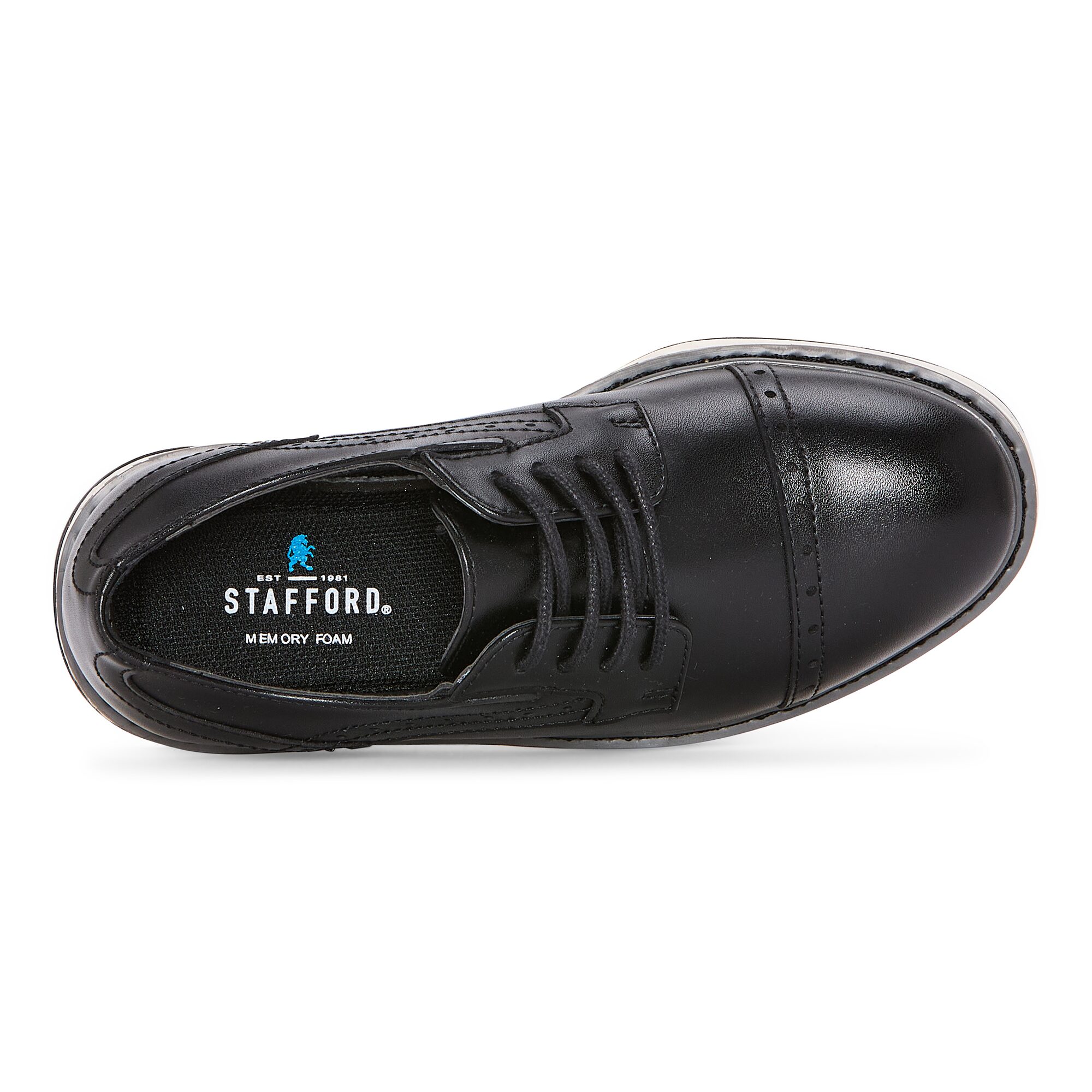 Stafford Cooper Little & Big Kid Boys Cap Closed Toe Oxford Shoes