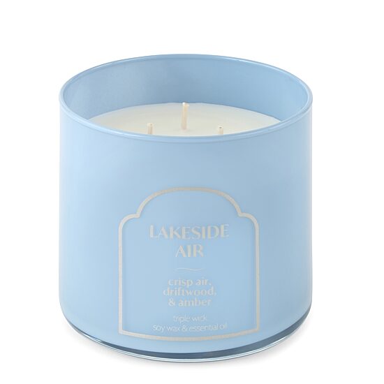 Distant Lands 14oz Lakeside Air 3-Wick Scented Jar Candle