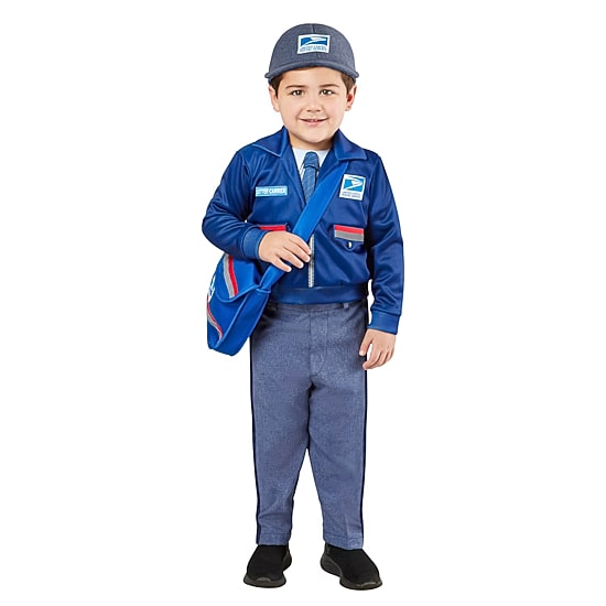 Unisex Usps Letter Carrier 4-pc. Costume