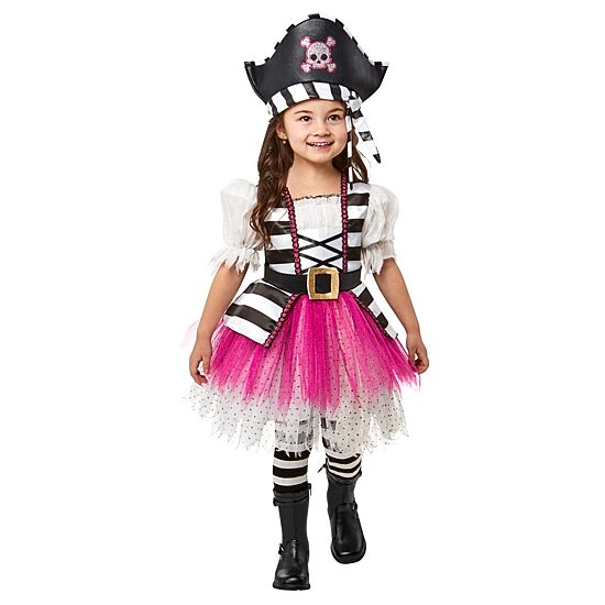 Little & Big Kid Girls Little Pirate Kids 2-pc. Costume