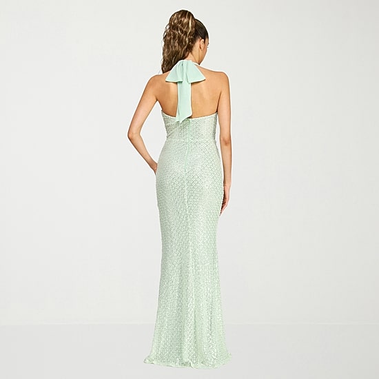 B. Smart Womens Juniors Sweetheart Neck Sleeveless Sequin Bodycon Dress