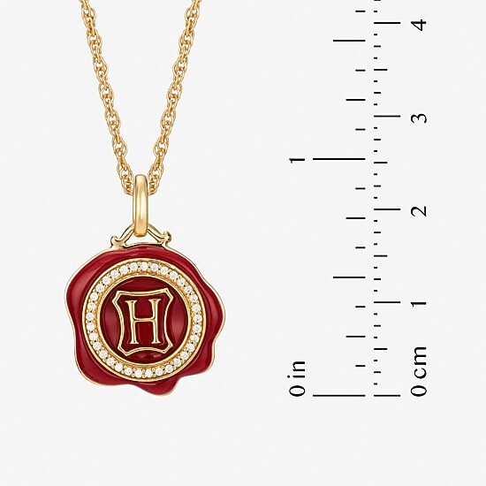 Harry Potter (F / Si2) Womens 1/8 CT. T.W. Lab Grown White Diamond 14K Gold Over Silver 16 Inch Pendant Necklace
