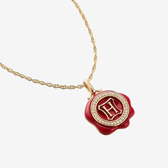 Harry Potter (F / Si2) Womens 1/8 CT. T.W. Lab Grown White Diamond 14K Gold Over Silver 16 Inch Pendant Necklace