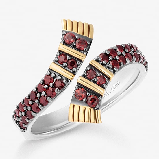 Harry Potter Womens Genuine or Lab-Created Gemstone Sterling Silver Cocktail Ring