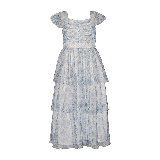 Bonnie Jean Little & Big Kid Girls Cap Sleeveless Floral Maxi Dress