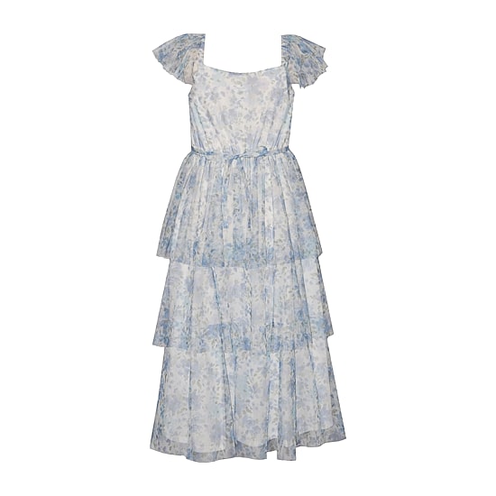 Bonnie Jean Little & Big Kid Girls Cap Sleeveless Floral Maxi Dress