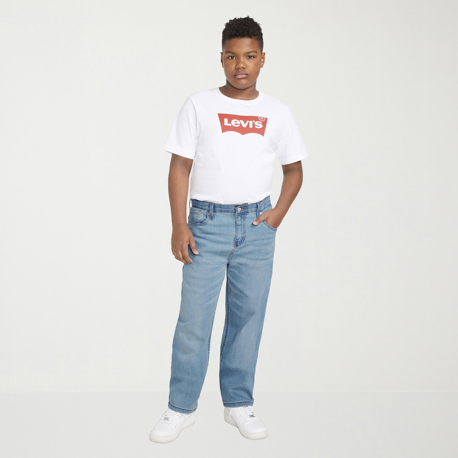 Levi's® Big Kid Boys Adjustable Waist STRETCH FABRIC 514™ Straight Leg Jean