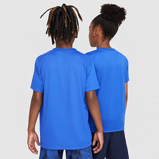 Nike Dri-Fit Swoosh Big Kid Unisex Crew Neck Short Sleeve Active T-Shirt