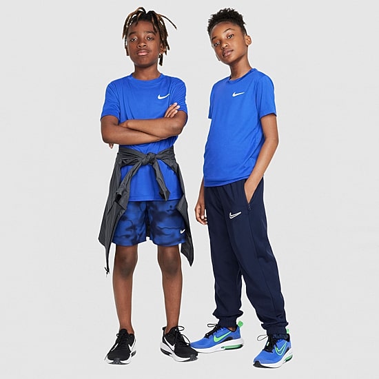 Nike Dri-Fit Swoosh Big Kid Unisex Crew Neck Short Sleeve Active T-Shirt