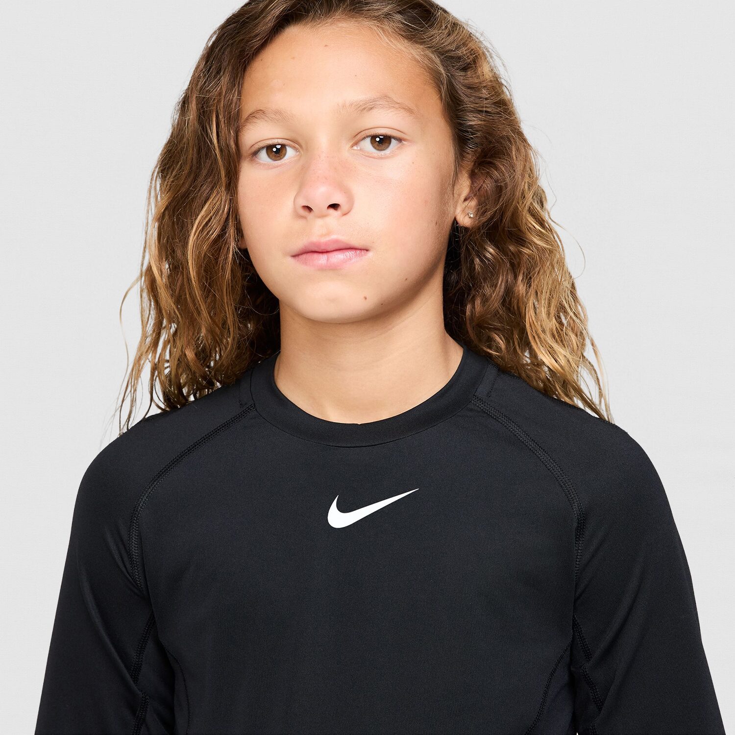 Nike Big Kid Boys Crew Neck Long Sleeve Active T-Shirt