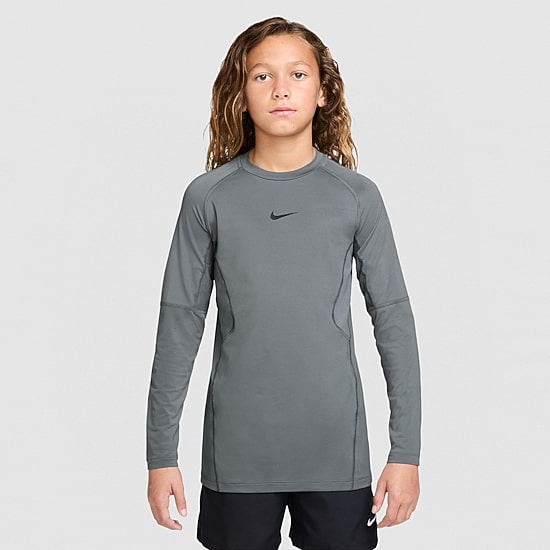 Nike Big Kid Boys Crew Neck Long Sleeve Active T-Shirt