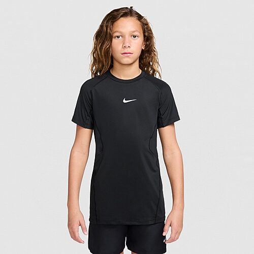Nike Big Kid Boys Crew Neck Short Sleeve Active T-Shirt, Large, Black