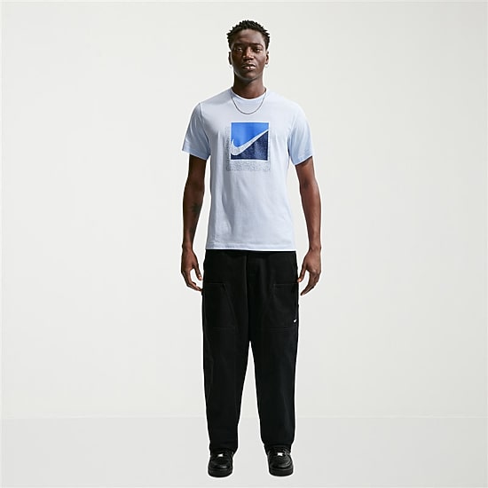 Nike Swoosh Mens Crew Neck Short Sleeve Classic Fit Graphic T-Shirt